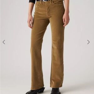 Levi rib cage corduroy Stylish Rust colored Pants
